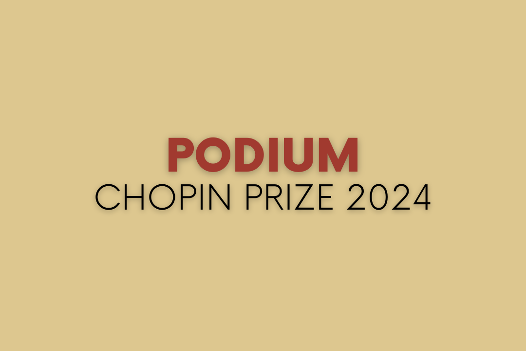 Podio Premio Chopin 2024